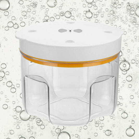 QWORK® Vakuumkammer 95 kPa zur Harzblasen-Entfernung – bis 2000 ml – leise <60 dB – in 10 Min. fertig