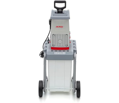 IKRA 81002880 Elektro Gartenhäcksler Walzenhäcksler ILH 3000 A, leise robust wartungsarm, Starke 3.000 Watt, Aststärke bis 44mm, 230 V