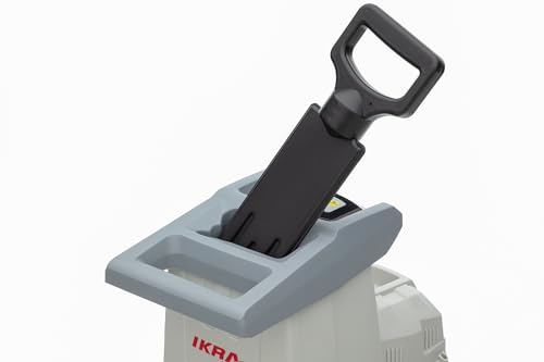 IKRA 81002880 Elektro Gartenhäcksler Walzenhäcksler ILH 3000 A, leise robust wartungsarm, Starke 3.000 Watt, Aststärke bis 44mm, 230 V