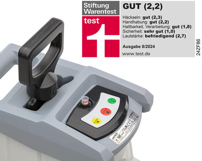 IKRA 81002880 Elektro Gartenhäcksler Walzenhäcksler ILH 3000 A, leise robust wartungsarm, Starke 3.000 Watt, Aststärke bis 44mm, 230 V
