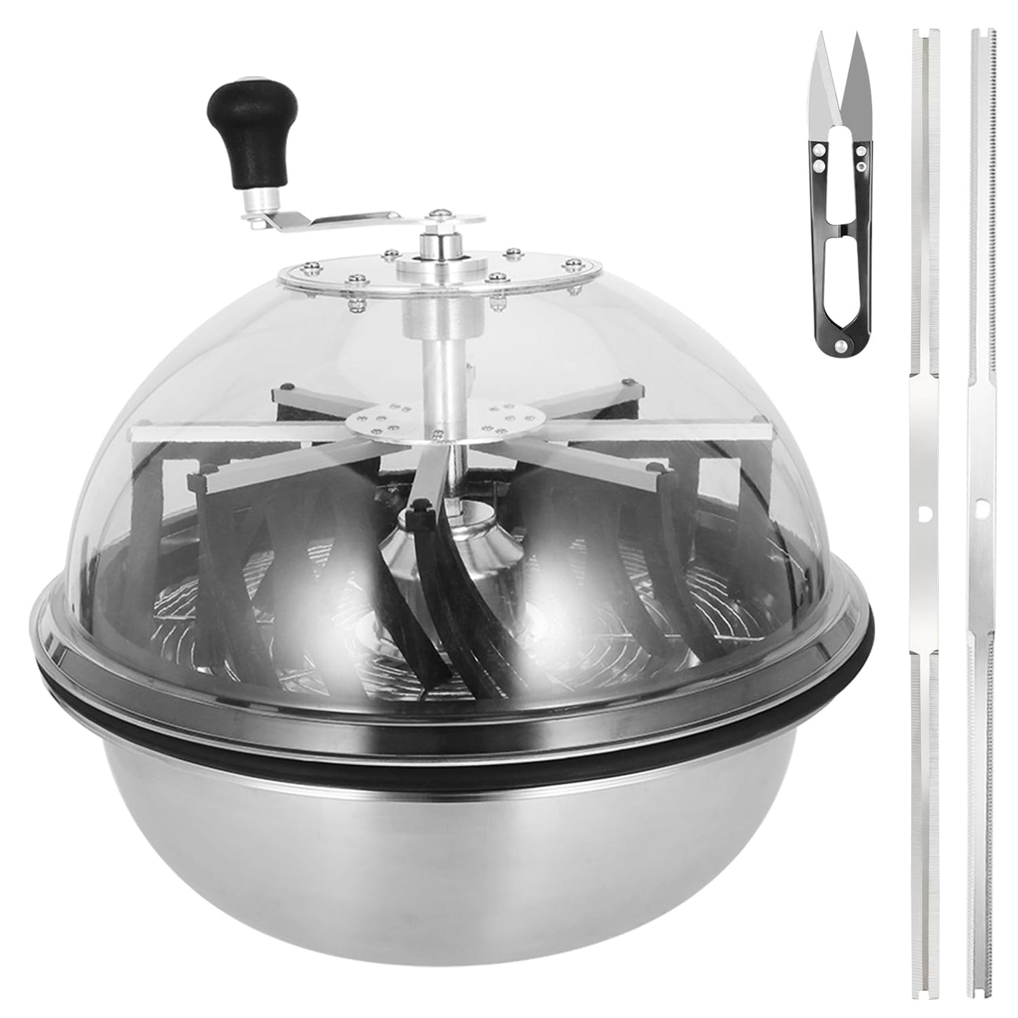 Mi hogar 19 Zoll Schüsseltrimmer – Twisted Spin Cut für Pflanzenknospen & Blumen – mit scharfen Zahnrädern