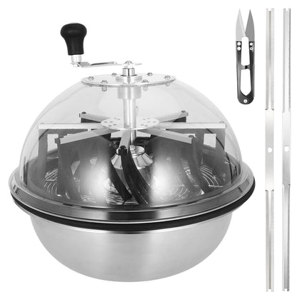 Mi hogar 19 Zoll Schüsseltrimmer – Twisted Spin Cut für Pflanzenknospen & Blumen – mit scharfen Zahnrädern