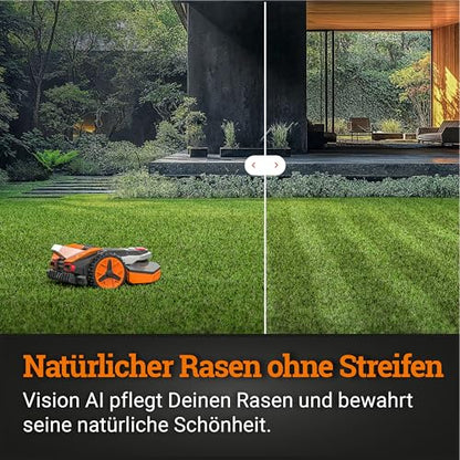 WORX Landroid Vision L1600 WR216E.1 Mähroboter 1600 m² – Ohne Begrenzungskabel, KI-Hindernisvermeidung