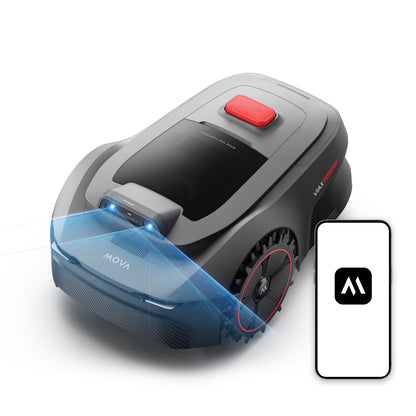 MOVA ViAX 250 Mähroboter 250 m² – Ohne Begrenzungskabel, Dual-Vision, Kantenschnitt
