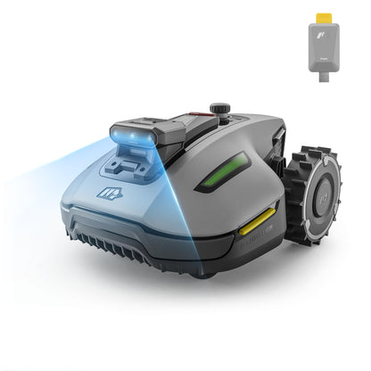 MAMMOTION YUKA mini 2 Mähroboter 500 m² – Ohne Begrenzungskabel, 3-Kamera-Vision, 4G