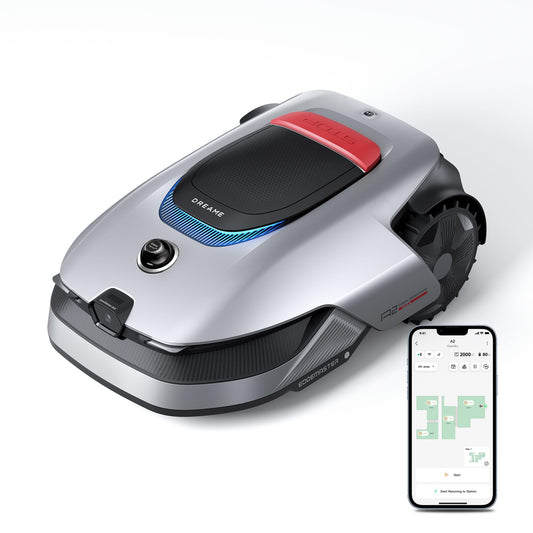Dreame A2 Mähroboter 1200 m² – Ohne Begrenzungskabel, 3D LiDAR+Vision, 50% Steigung