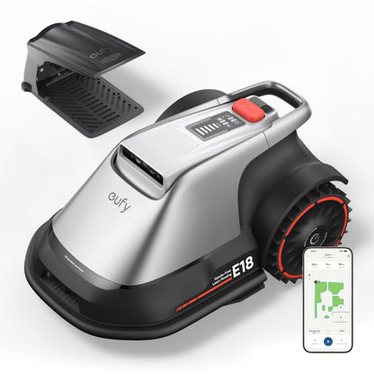 eufy E18 Mähroboter 1200 m² – Ohne Begrenzungskabel, TrueVision, Präzisionsrandschnitt