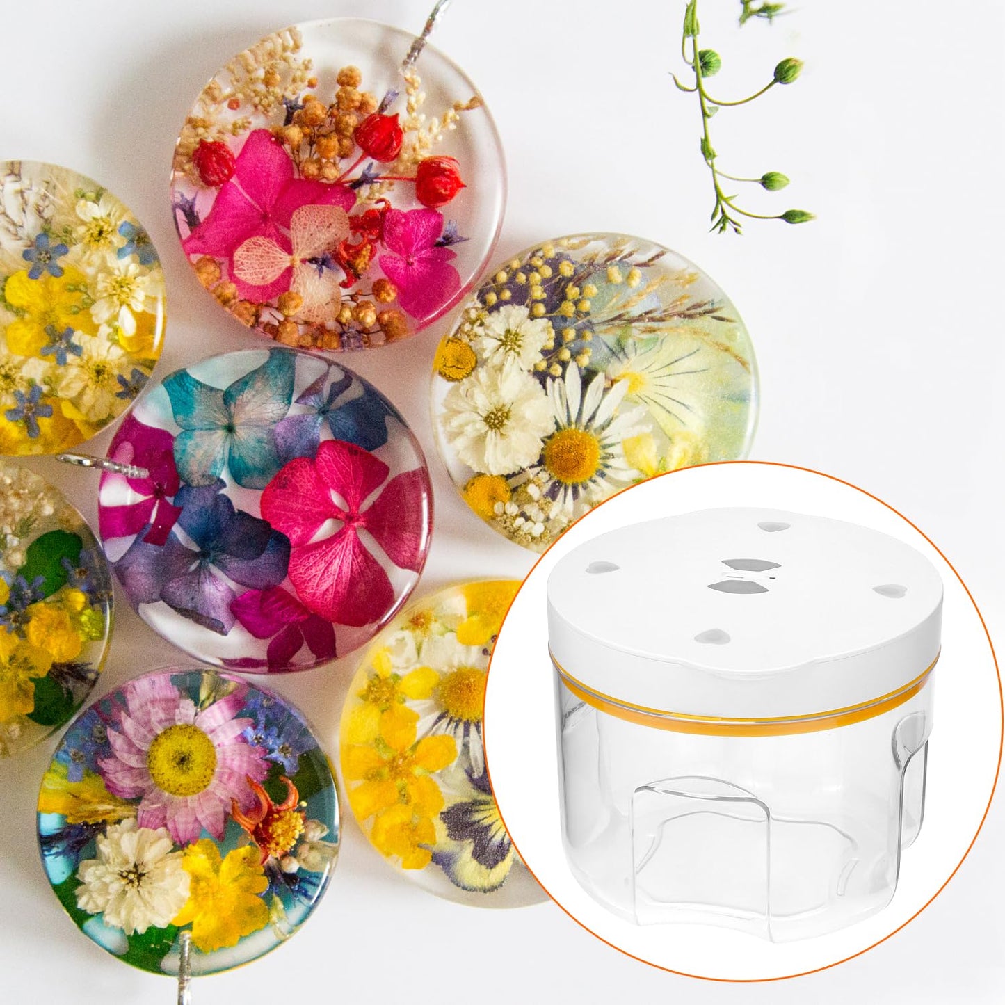QWORK® Vakuumkammer 95 kPa zur Harzblasen-Entfernung – bis 2000 ml – leise <60 dB – in 10 Min. fertig
