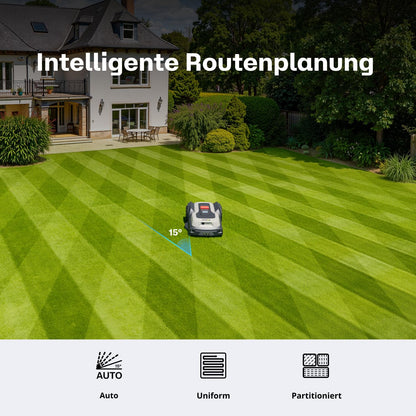RoboUP T600 Mähroboter 800 m² – Ohne Begrenzungskabel, RTK, KI-Erkennung, 20° Steigung
