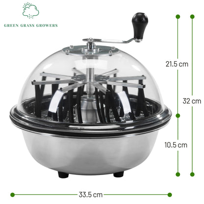 Green Grass Growers 33 cm Blattschüssel-Trimmer – für Blätter, Knospen, Wurzeln – scharf wie 30 Scheren – Garten & Hydroponik
