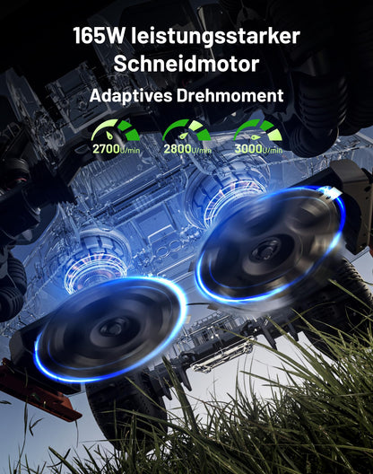 MAMMOTION LUBA 3 AWD Mähroboter 3000 m² – Ohne Begrenzungskabel, LiDAR+NetRTK, 80% Steigung