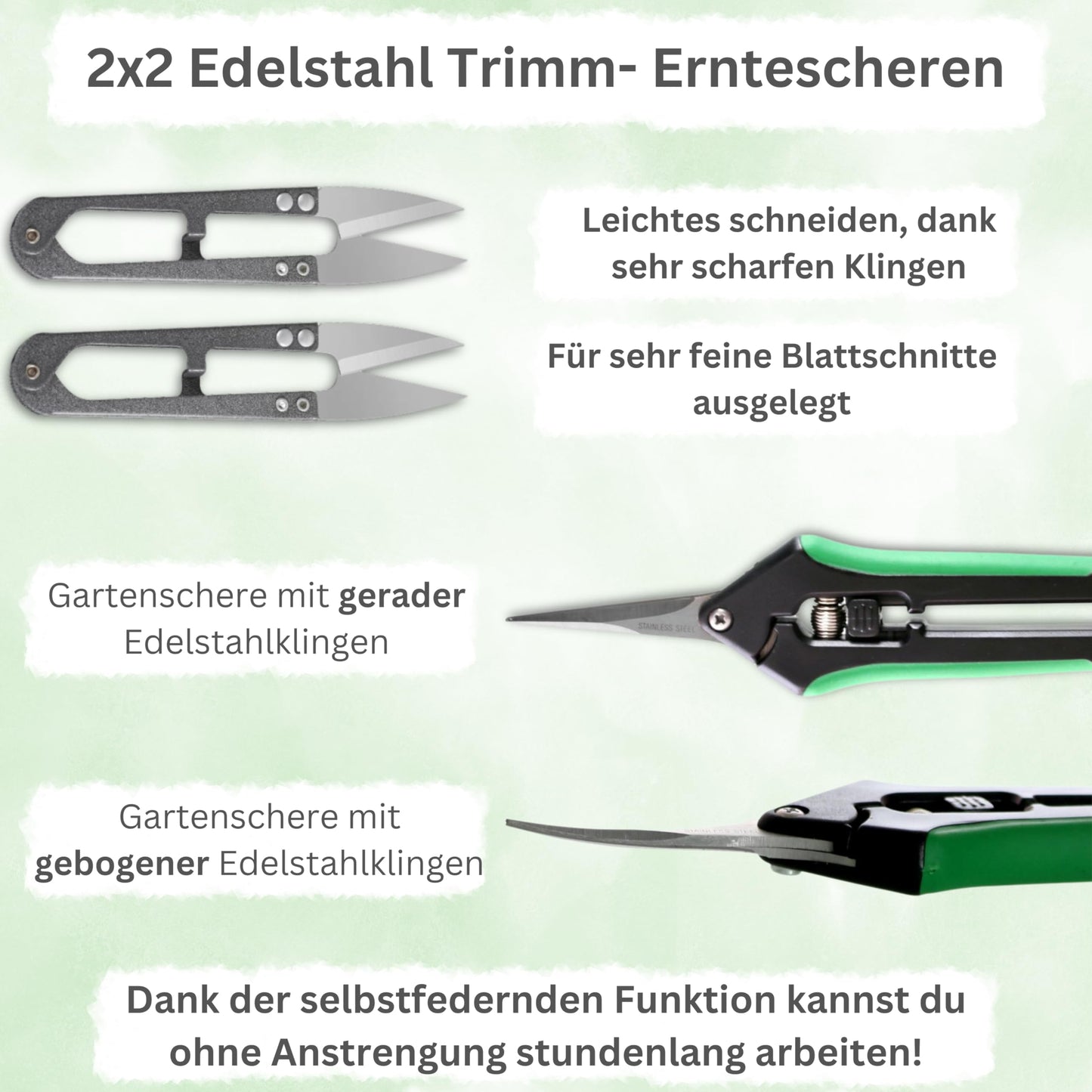 TINY FARM Trim Bin Set – mit Pollensieb, Trimmscheren & Netz – ergonomisches Trimming Tray & Dry Sift Sieb für Ernte & Grow