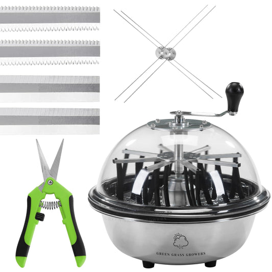 Green Grass Growers 41 cm Blattschüssel-Trimmer – für Blätter, Knospen, Wurzeln – scharf wie 30 Scheren – Hydroponik & Garten