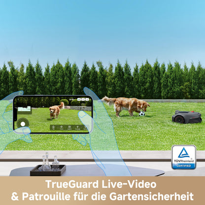 MOVA ViAX 250 Mähroboter 250 m² – Ohne Begrenzungskabel, Dual-Vision, Kantenschnitt