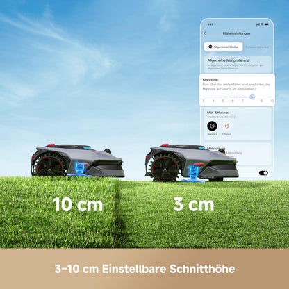 MOVA LiDAX Ultra 1600 Mähroboter 1600 m² – Ohne Begrenzungskabel, 3D LiDAR+Vision, 4G, Kantenschnitt