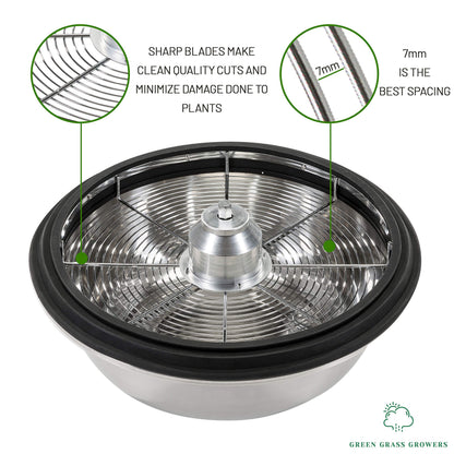 Green Grass Growers 33 cm Blattschüssel-Trimmer – für Blätter, Knospen, Wurzeln – scharf wie 30 Scheren – Garten & Hydroponik