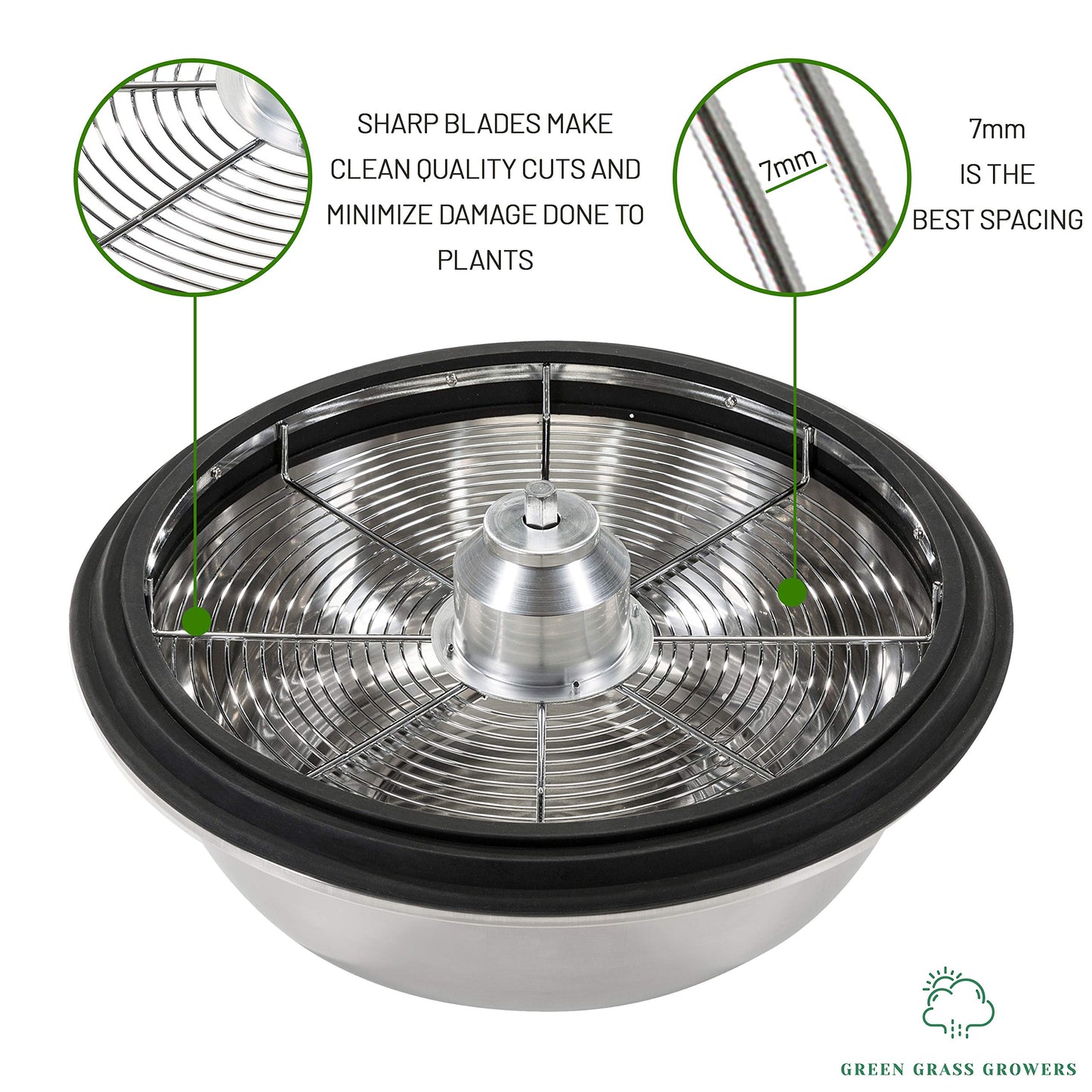 Green Grass Growers 41 cm Blattschüssel-Trimmer – für Blätter, Knospen, Wurzeln – scharf wie 30 Scheren – Hydroponik & Garten