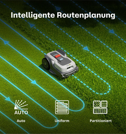 RoboUP T1200Pro Mähroboter 1200 m² (2025) – Ride-On Edge, KI-Hinderniserkennung