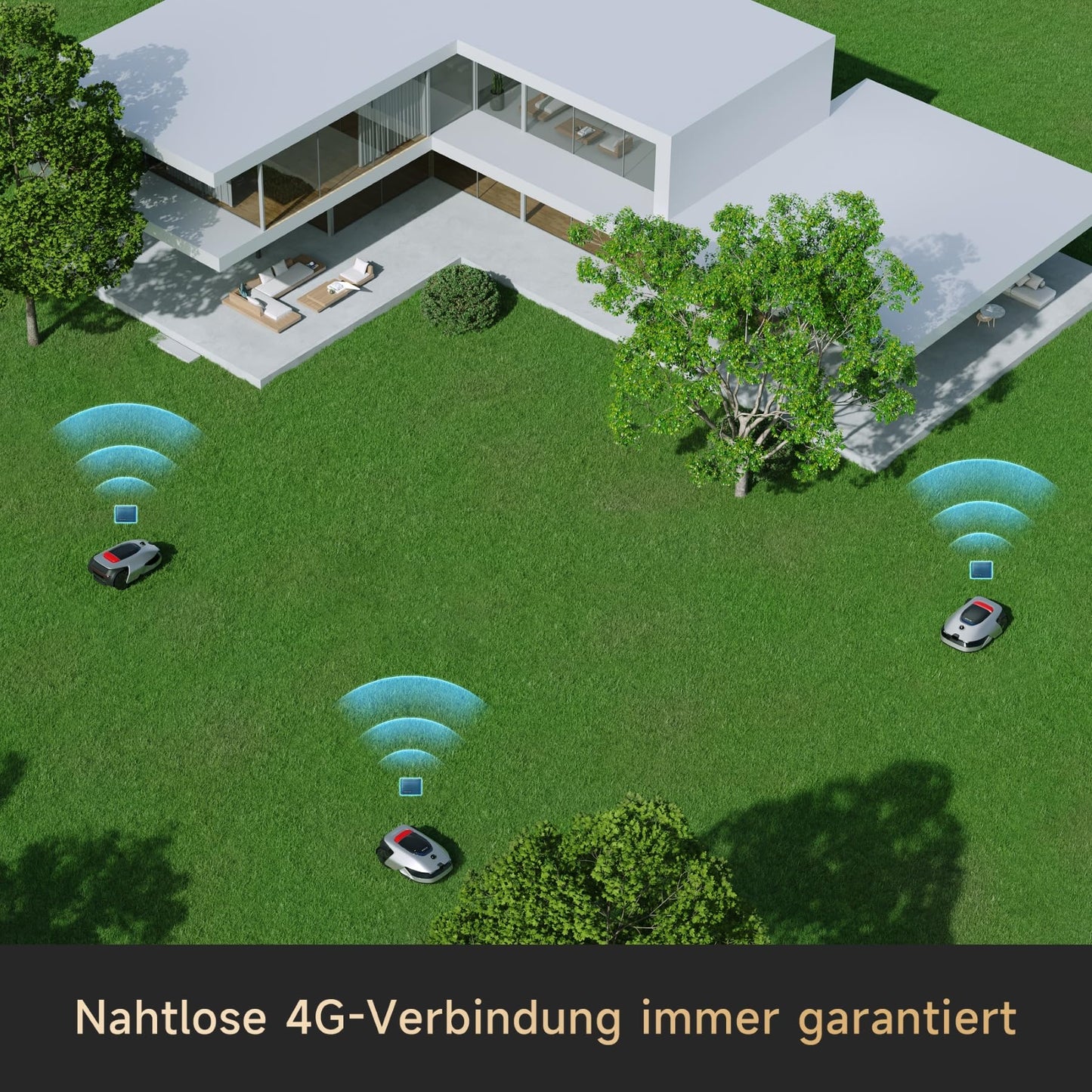 Dreame A2 3000 Mähroboter 3000 m² – Ohne Begrenzungskabel, 3D LiDAR+Vision, OmniSense 2.0