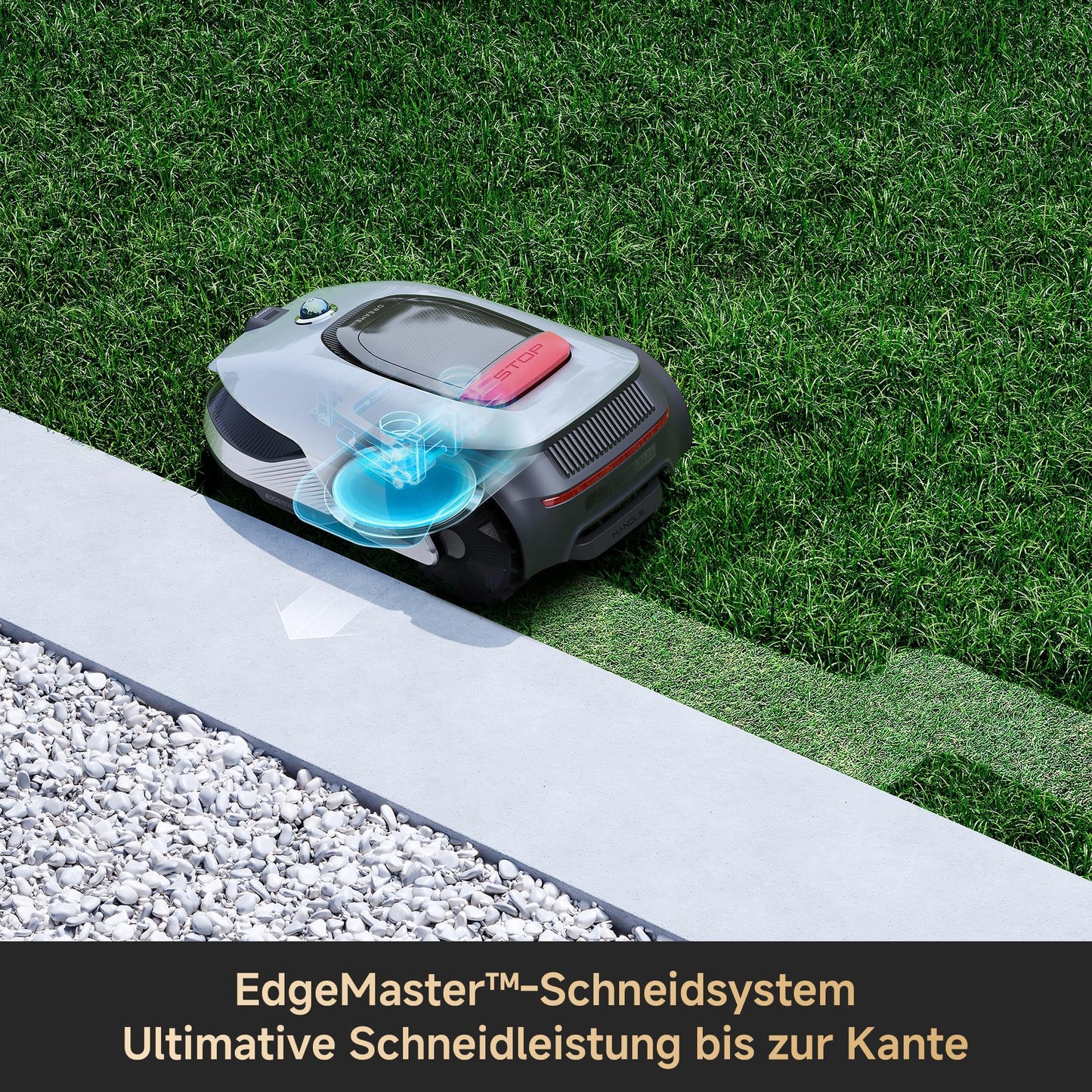 Dreame A2 3000 Mähroboter 3000 m² – Ohne Begrenzungskabel, 3D LiDAR+Vision, OmniSense 2.0